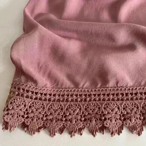 L.A. Hearts Pink Dress Lace Hem Final Markdown - Picture 5 of 6